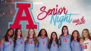 Antonian Volleyball Senior Night!