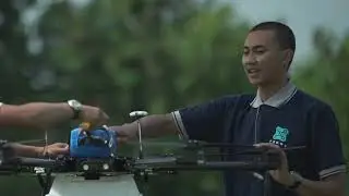 Pengoperasian Drone Sprayer Sekar Agri 10 Liter