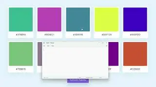 A Random Color Palette Generator in HTML CSS   JavaScript