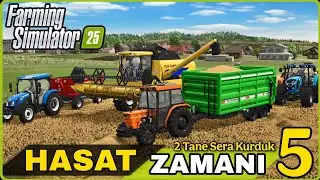 MAHSÜLLERİ SATIP GELİRİYLE 2 TANE SERA KURUP ARI KOVANLARI ALDIK | Farming Simulator 25