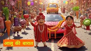 Aalu Ki Barat NEW VERSION! | Kids Hindi | Hindi Cartoon Video | आलू की बारात | PIKOO TV