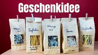 Selbst gemachte Pasta verschenken | Einfache Anleitung