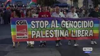 Abruzzo in piazza per Gaza - Cgil: 
