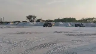 Bulk Silica Sand Drying Under Sunlight | Natural Processing Yard at UMA INTERNATIONAL TRADELINK