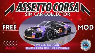FREE Assetto Corsa Mods - Audi R8 LMS GT4 2018 + Racetrack 2017 Knutstorp