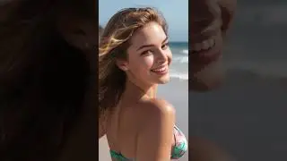 Bikini Bliss: ModelMixTunes' Beach Babe