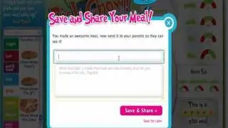 Saving and Sharing Virtual Meals on ZisBoomBah.com
