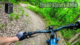 Riding to the Trails on the Ibis Oso to test the Cycplus AS2 Pro Max Pump