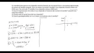 2° LSA - problemino di realtà con retta