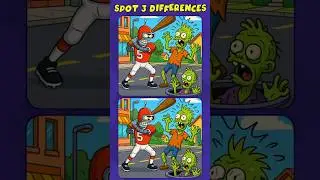Find the differences #159 : Can You Spot All 3 !? (A Bit Tricky) #spotthedifference #shorts