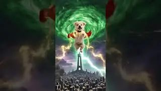 Hero Dog#dog #pets #puppy #cute #3danimation #animals #ai #shortvideo #viral #funny