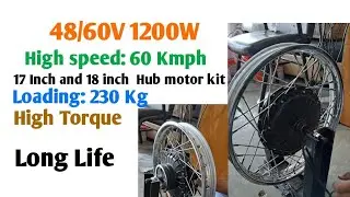 18 inch  wheel hub Motor for Electric Splendor 60V-1200watt