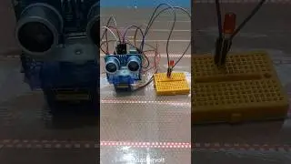 Sonar scanner using servo and ultrasonic sensor ! #electronics #iot #shorts