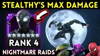 Spider-Man Stealth Suit&rsquo;s MAXIMUM DAMAGE in Nightmare Raids! - MCOC