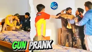 Gun prank 😱 on brothers || sab pershan ho gayy..