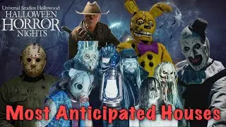 My Most Anticipated Houses For HHN 2025 | HHN Hollywood Overview & Hype Ranking