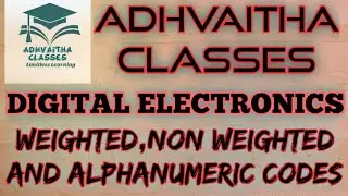 Weighted Non Weighted and AlphaNumeric Codes Digital Electronics #ECEGATE,IES,#UGC NETElectronics