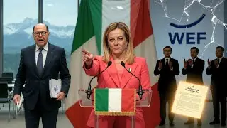 MELONI SCIOCCA DAVOS: Klaus Schwab Fugge dal Palco!