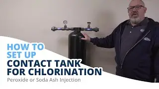 How to Set Up Contact Retention Tank for Chlorination, Peroxide and Soda Ash Injection Systems.