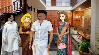 TVN 83-காயத்ரி என்ன என்னோட பட்டு சேலை எடுத்துக் கட்டி இருக்க @Laddustweencraft