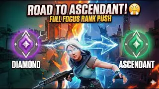 🔴 ROAD TO ASCENDANT! 😤 | Full Focus Rank Push | !rank !sens