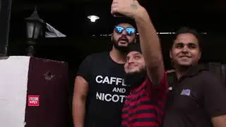 Arjun kapoor, Sunny Nijar spotted at hakim's aalim hair lounge versova