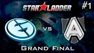EG vs Alliance  Game 1 Grand Final Лучшая Игра Starladder StarSeries 13 2016 Русские комментаторы