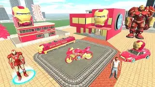 Franklin Change House to Iron Man City in Indian Bike Driving 3D Android Gaming 