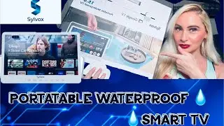 Waterproof,  Sylvox Portable Smart Tv unbox with me latest teach product !