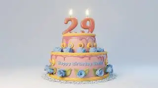 Personalised Happy Birthday Greeting Video Message with Deep Voice Over