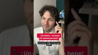 How to reserve a table in Italian! 📞 🇮🇹 #italianlanguage #italianphrases #shorts