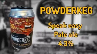 Speak easy pale ale 4.3% - Powderkeg brewery - review No. 2085
