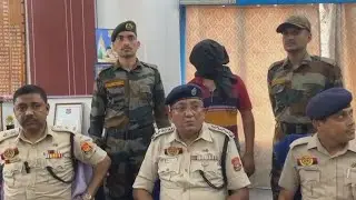 Dharmanagar Police arrested dacoit gang leader with two pile guns, two sharp machetes etc