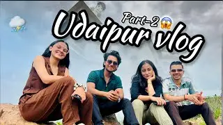Udaipur Day 2 Vlog | Baahubali Hills & Monsoon Palace | Rain, Memes & Madness😂 #ashutoshkushwahvlogs