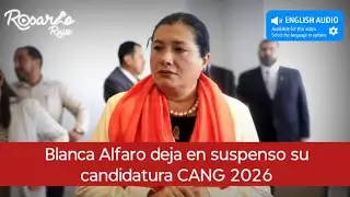 Magistada del TSE Blanca Alfaro deja en suspenso su candidatura CANG 2026