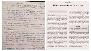 Sociology Class 11 Notes Chapter 3 Understanding Social Institutions