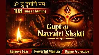 ॐ दुं दुर्गायै नमः 🙏 | 108 Times Durga Mantra | Gupt Navratri Powerful Protection Chant