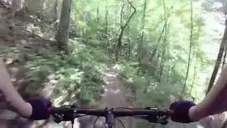 Flint Ridge Trail - Short Loop (from the top) - GoPro Chesty
