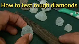 Rough Diamond Test at Home | File Scratch Test &ndash; Real or Fake?