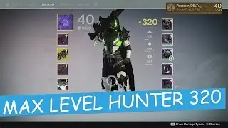 Destiny 320 Light Max Level Hunter The Taken King
