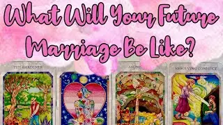 PICK A CARD 💍 What Will Your Future Marriage Be Like? 🩵 | Half Magic Tarot