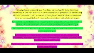 Auto Claim Lawyers Near Me |  Car Insurance Lawyer No Injury ||| TechnicalZeeshan-ev7qi