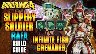 SLIPPERY SOLDIER RAFA UVH5 BUILD | BEST Infinite Melee Grenade Build Guide | Borderlands 4