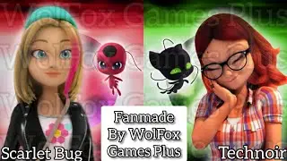 🐞🐈 SCARLET BUG AND TECHNOIR - Miraculous Transformation (Fan-made) // By WolFox Games Plus 🐈🐞