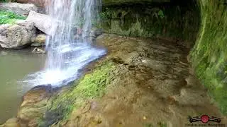 Upper Cataract Falls Stunning Flying Behind The Falls Early Morning Tour 4K Drone Footage & Music