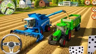 Modern Tractor Farming Driving Simulator 3D - New Tractor Games - Android Gameplay 