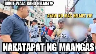 SIGANG PATROL MAN NA AYAW MAG HELMET NATAPAT KAY GABRIEL GO.