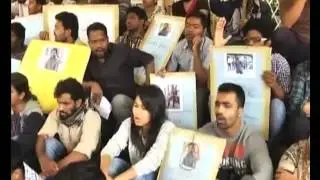 HCU TUDENTS PROTEST ! ROHITH VEMULA MURDER