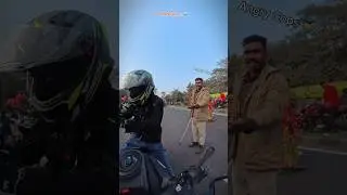 Cops Angry😡With Girls Reactions On My Bike #trendingshorts #angrycops #bikers #duke250gen3 #cops