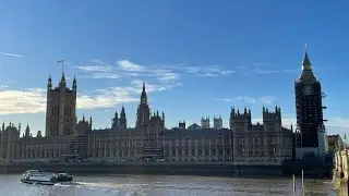 Walking in London attractions #londoneye  #westminster #bigben #riverthames #4k #streetwalk